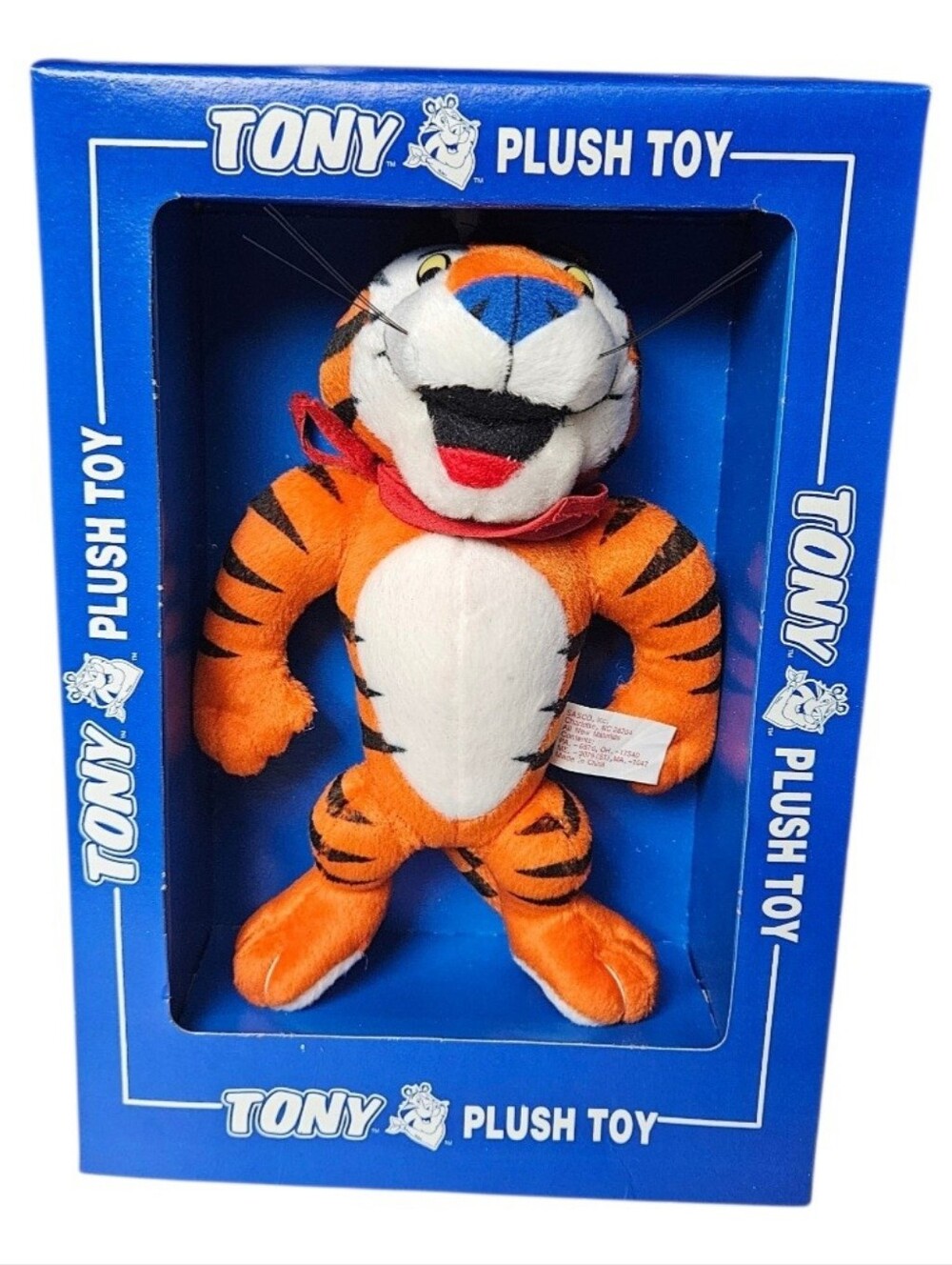 1997 Kellogg’s Tony The Tiger 8" Plush Toy Stuffed Animal In Original Box